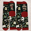 Personalized Shhh I'm Reading Crew Socks – Gift For Book Lovers – Shhh… I’m Booked