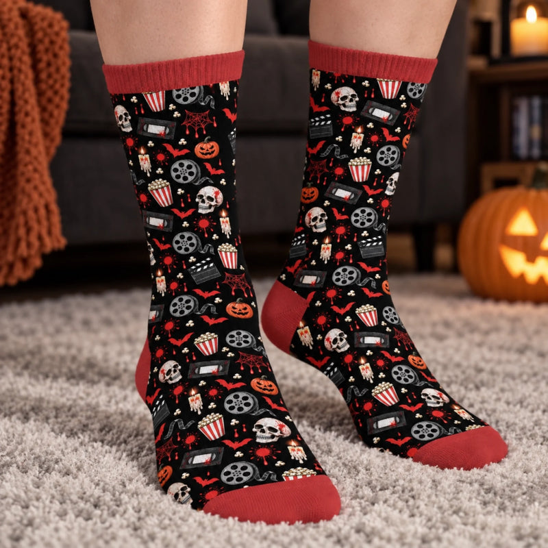 Personalized Crew Socks – Halloween Gift For Movie Lovers – Too Spooky To Stop