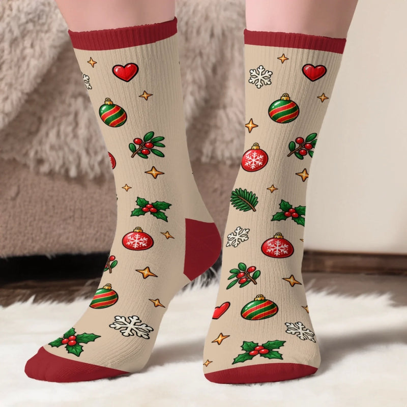 Personalized Crew Socks – Christmas Gift For Kids – Most Likely To Meet Santa