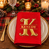 Personalized Cotton Napkin - Christmas Gift For Family - Home For The Holidays