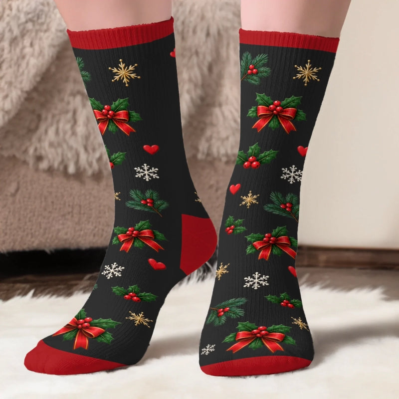 Personalized Crew Socks – Christmas Gift For Kids – A Tiny Winter Wonder