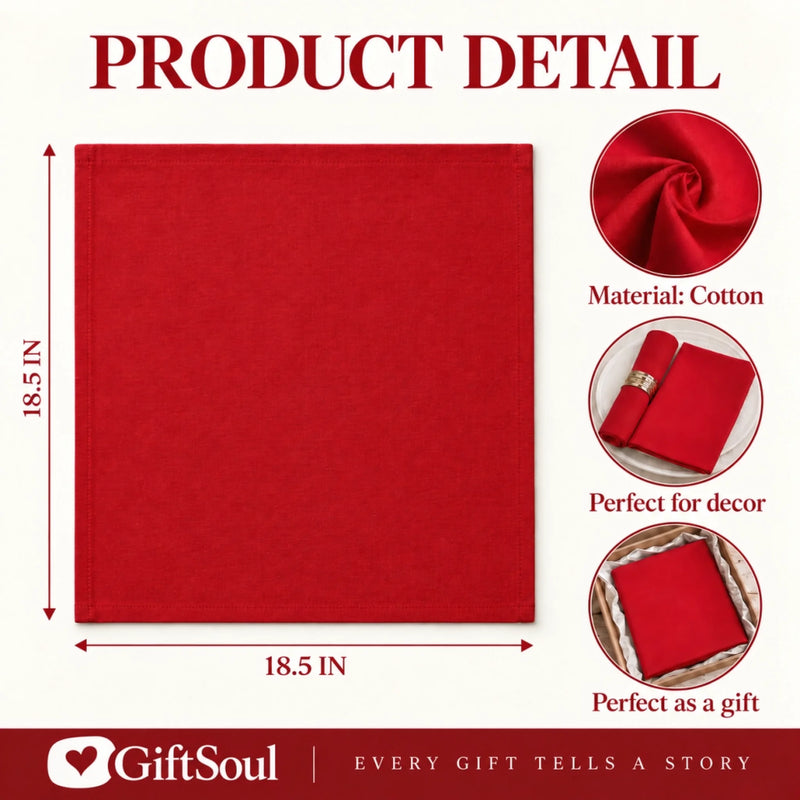 Personalized Cotton Napkin - Christmas Gift For Family - Making Spirits Bright