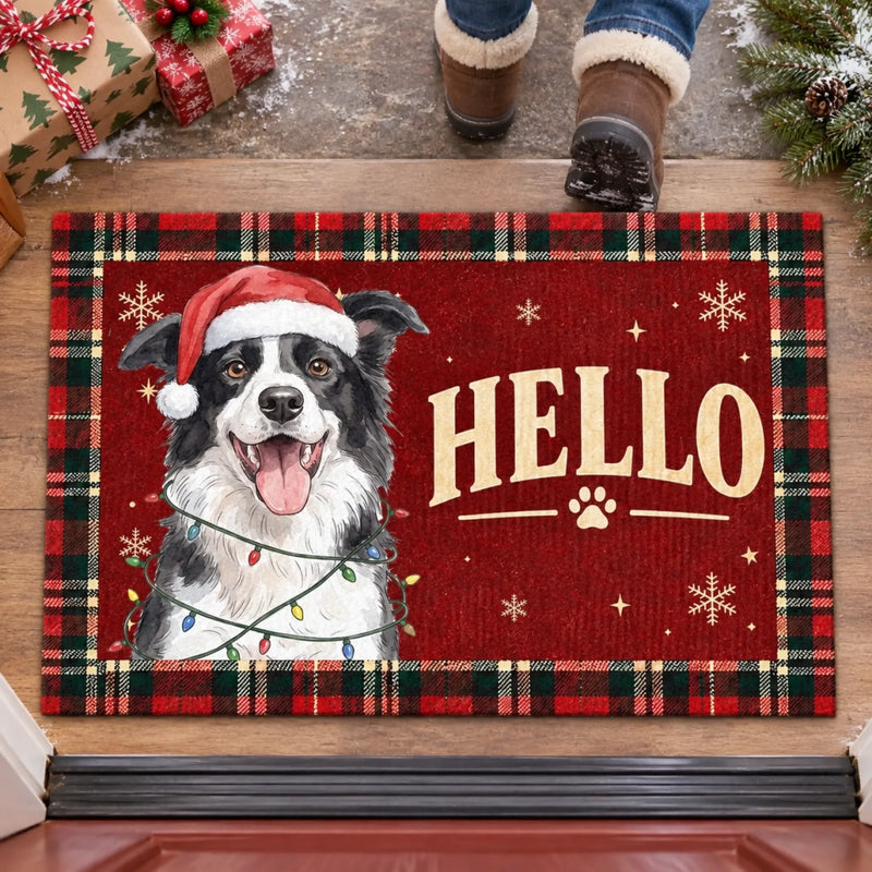 Personalized Photo Home Decor Decorative Mat – Christmas Gift For Pet Lovers – Our Little Christmas Pack