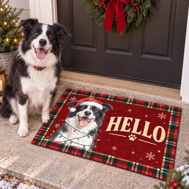 Personalized Photo Home Decor Decorative Mat – Christmas Gift For Pet Lovers – Our Little Christmas Pack