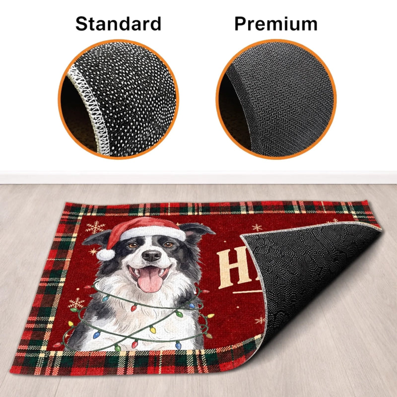 Personalized Photo Home Decor Decorative Mat – Christmas Gift For Pet Lovers – Our Little Christmas Pack