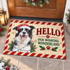 Personalized Photo Home Decor Decorative Mat – Christmas Gift For Pet Lovers – Tails And Tinsel