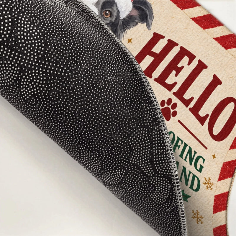 Personalized Photo Home Decor Decorative Mat – Christmas Gift For Pet Lovers – Tails And Tinsel