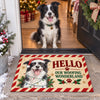 Personalized Photo Home Decor Decorative Mat – Christmas Gift For Pet Lovers – Tails And Tinsel