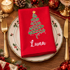 Personalized Cotton Napkin - Christmas Gift For Family - Merry Moments Begin Here