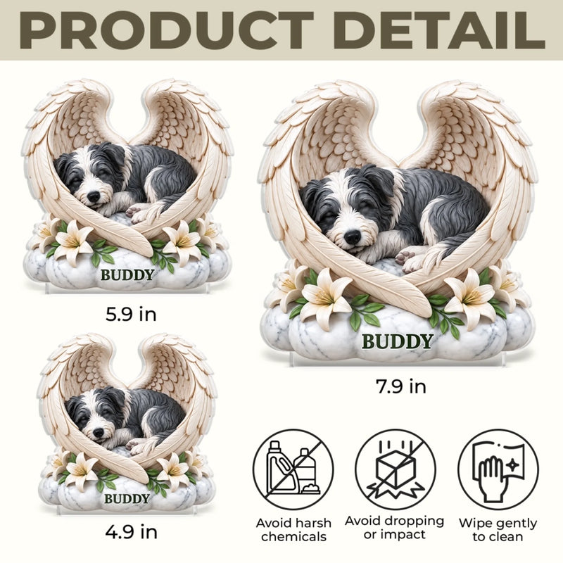 Personalized Photo Acrylic Plaque - Sympathy Gift For Pet Lovers - For Cuddles Club