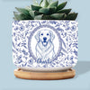Personalized Photo Ceramic Plant Pot - Sympathy Gift For Pet Lovers - My Cozy Paws
