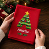 Personalized Cotton Napkin - Christmas Gift For Family - Family Dinner Tradition