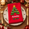 Personalized Cotton Napkin - Christmas Gift For Family - Family Dinner Tradition