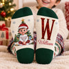 Personalized Crew Socks – Christmas Gift For Family – A Little Christmas Magic
