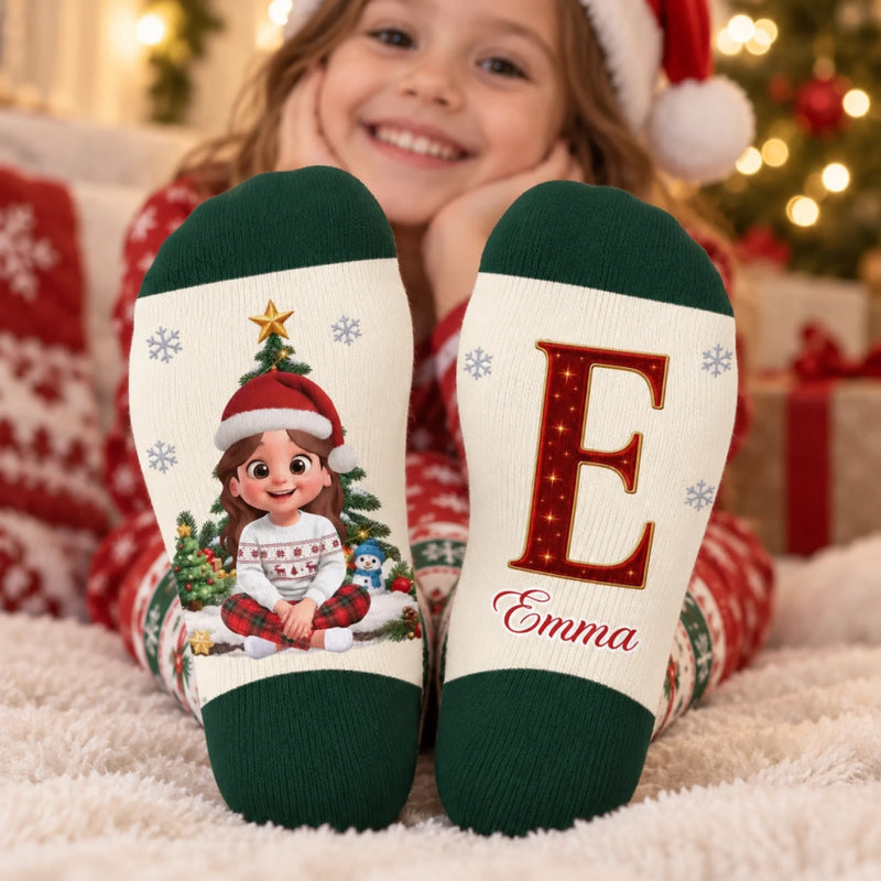 Personalized Crew Socks – Christmas Gift For Family – A Little Christmas Magic