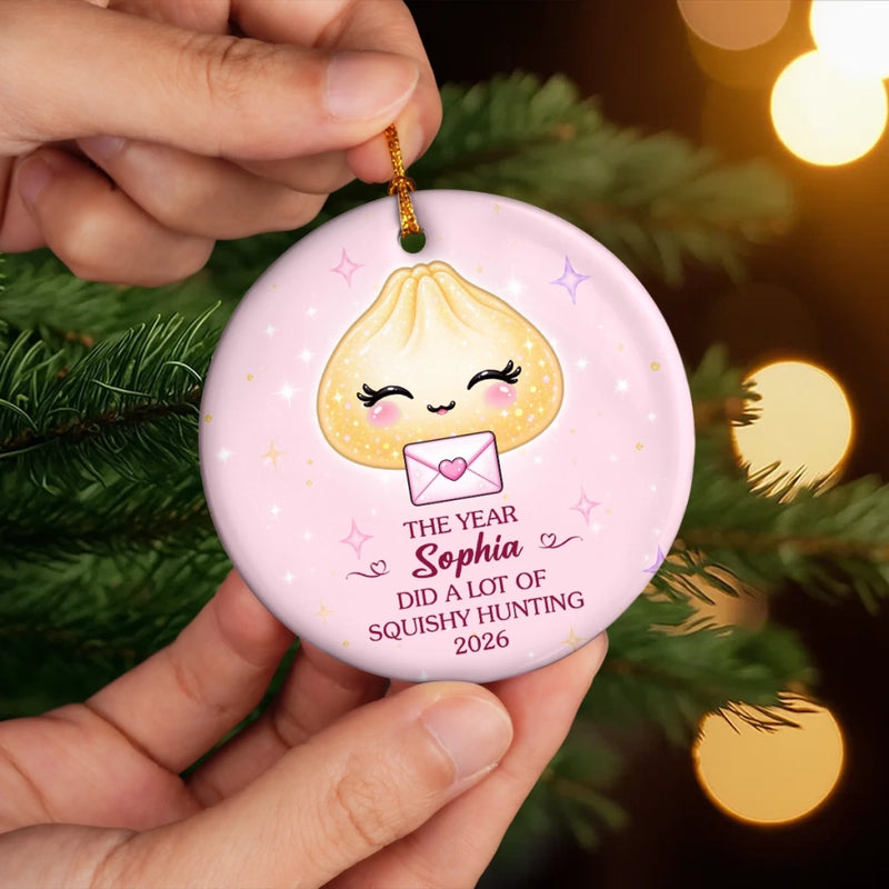 Personalized Ceramic Ornament – Christmas Birthday Gifts For Kids - Little Dumpling Big Joy