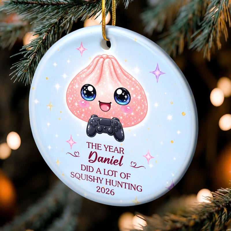 Personalized Ceramic Ornament – Christmas Birthday Gifts For Kids - Little Dumpling Big Joy