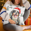 Personalized Pillow - Christmas Birthday Gift For Pet Lovers - Santa’s Favorite Furry Friend