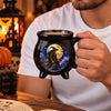 Personalized Cauldron Coffee Mug - Halloween Witchy Gift For Him, Best Friend - Hidden Magic
