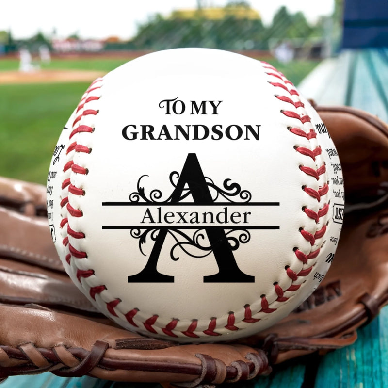 Personalized Leather Baseball - Gift For Daughter, Granddaughter - You Can Do Anything