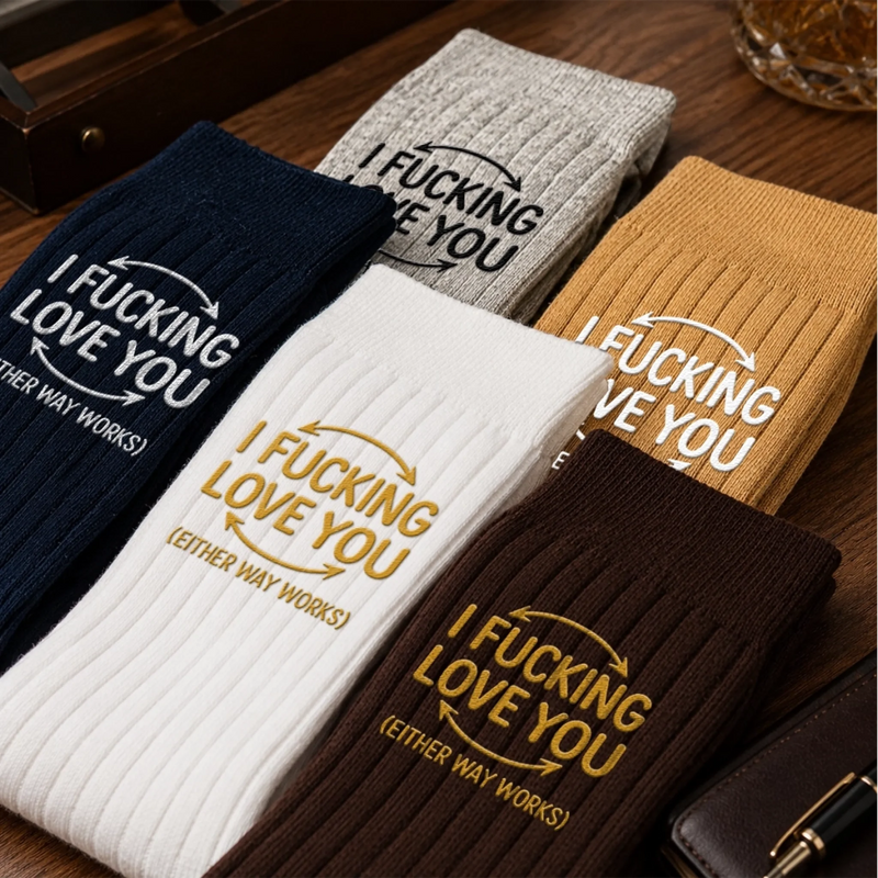 Personalized Adult Embroidered Socks – Funny Gift For Men, Husband – My Favorite  Person