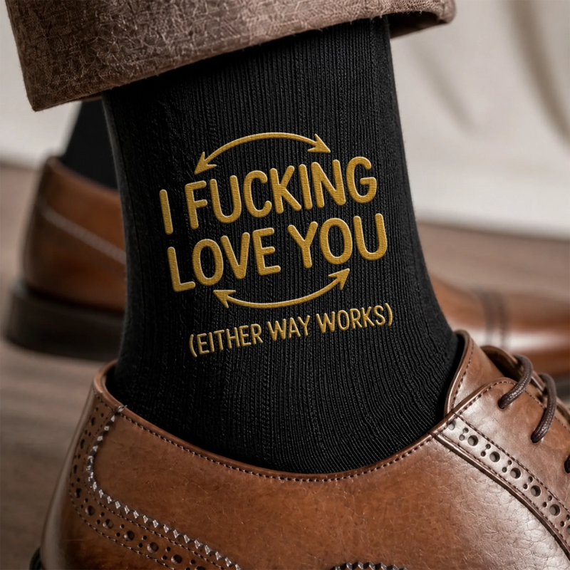 Personalized Adult Embroidered Socks – Funny Gift For Men, Husband – My Favorite  Person