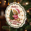 Personalized Baby's First Christmas Acrylic Ornament – Gift For New Parents, Baby – My First Holiday Magic