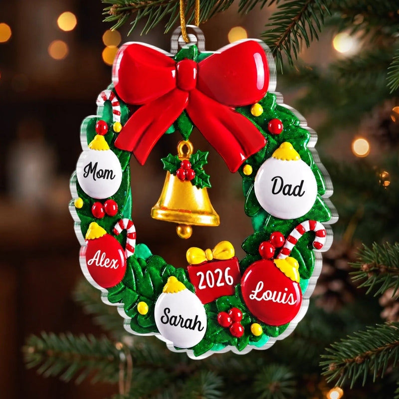 Personalized Acrylic Ornament – Christmas Gift For Family – A Little Holiday Magic