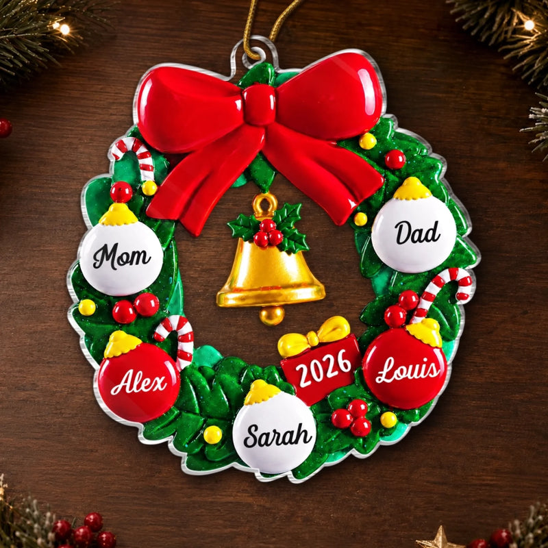Personalized Acrylic Ornament – Christmas Gift For Family – A Little Holiday Magic