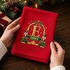 Personalized Cotton Napkin - Christmas Gift For Family - Eat Drink Stay Merry