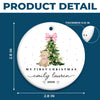 Personalized Baby's First Christmas Ceramic Ornament – Gift For New Parents, Baby – Little Bear Big Joy