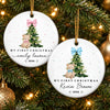 Personalized Baby's First Christmas Ceramic Ornament – Gift For New Parents, Baby – Little Bear Big Joy