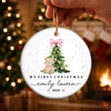 Personalized Baby's First Christmas Ceramic Ornament – Gift For New Parents, Baby – Little Bear Big Joy