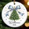 Personalized Baby's First Christmas Ceramic Ornament – Gift For New Parents, Baby – Made Of Love And Wonder