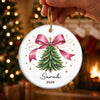 Personalized Baby's First Christmas Ceramic Ornament – Gift For New Parents, Baby – Made Of Love And Wonder