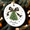 Personalized Baby's First Christmas Ceramic Ornament – Gift For New Parents, Baby – Made Of Love And Wonder