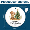 Personalized Baby's First Christmas Ceramic Ornament – Gift For New Parents, Baby – Our Little Miracle