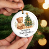 Personalized Baby's First Christmas Ceramic Ornament – Gift For New Parents, Baby – Our Little Miracle