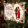 Personalized Acrylic Ornament – Christmas Gift For Sister, Bestie, Best Friend – Gathered And Grateful