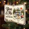 Personalized Acrylic Ornament – Christmas Gift For  Camping Lovers, Pet Lovers – Us And Us