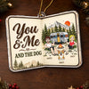 Personalized Acrylic Ornament – Christmas Gift For  Camping Lovers, Pet Lovers – Us And Us