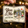 Personalized Acrylic Ornament – Christmas Gift For  Camping Lovers, Pet Lovers – Us And Us