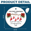 Personalized First Christmas Ceramic Ornament – Gift For Family – Together We Make A Home