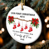 Personalized First Christmas Ceramic Ornament – Gift For Family – Together We Make A Home