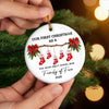 Personalized First Christmas Ceramic Ornament – Gift For Family – Together We Make A Home