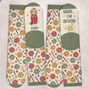 Personalized Crew Socks - Crochet, Knitting Gift For Craft Lovers - Just One More Row Today