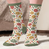 Personalized Crew Socks - Crochet, Knitting Gift For Craft Lovers - Just One More Row Today