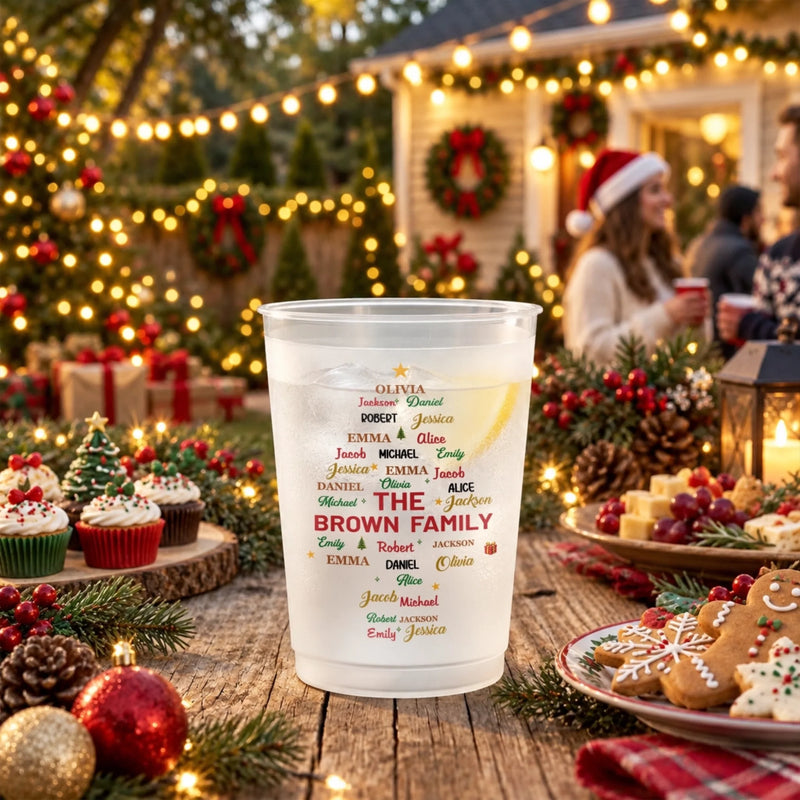 Personalized Party Cups - Christmas Gift For Family - A Home Full Of Love