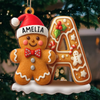Personalized Wood Ornament - Christmas Gift For Family - Home Feels Full Of Laughter