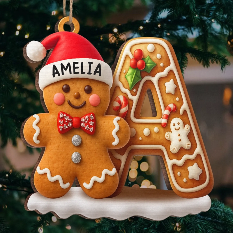 Personalized Wood Ornament - Christmas Gift For Family - Home Feels Full Of Laughter